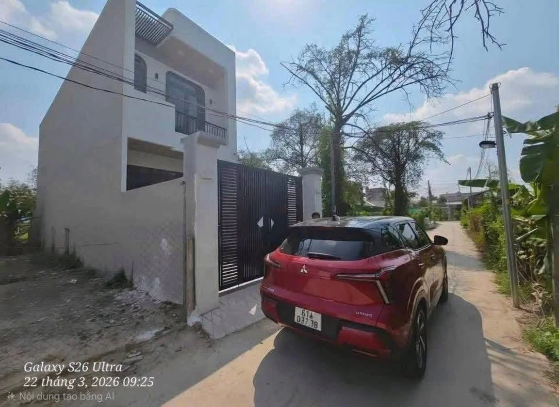 Bán nhà mới 1 trệt 1 lầu 90,9m² Bình Nhâm, Lái Thiêu, Bình Dương giá 4,2 tỷ - Ảnh 1
