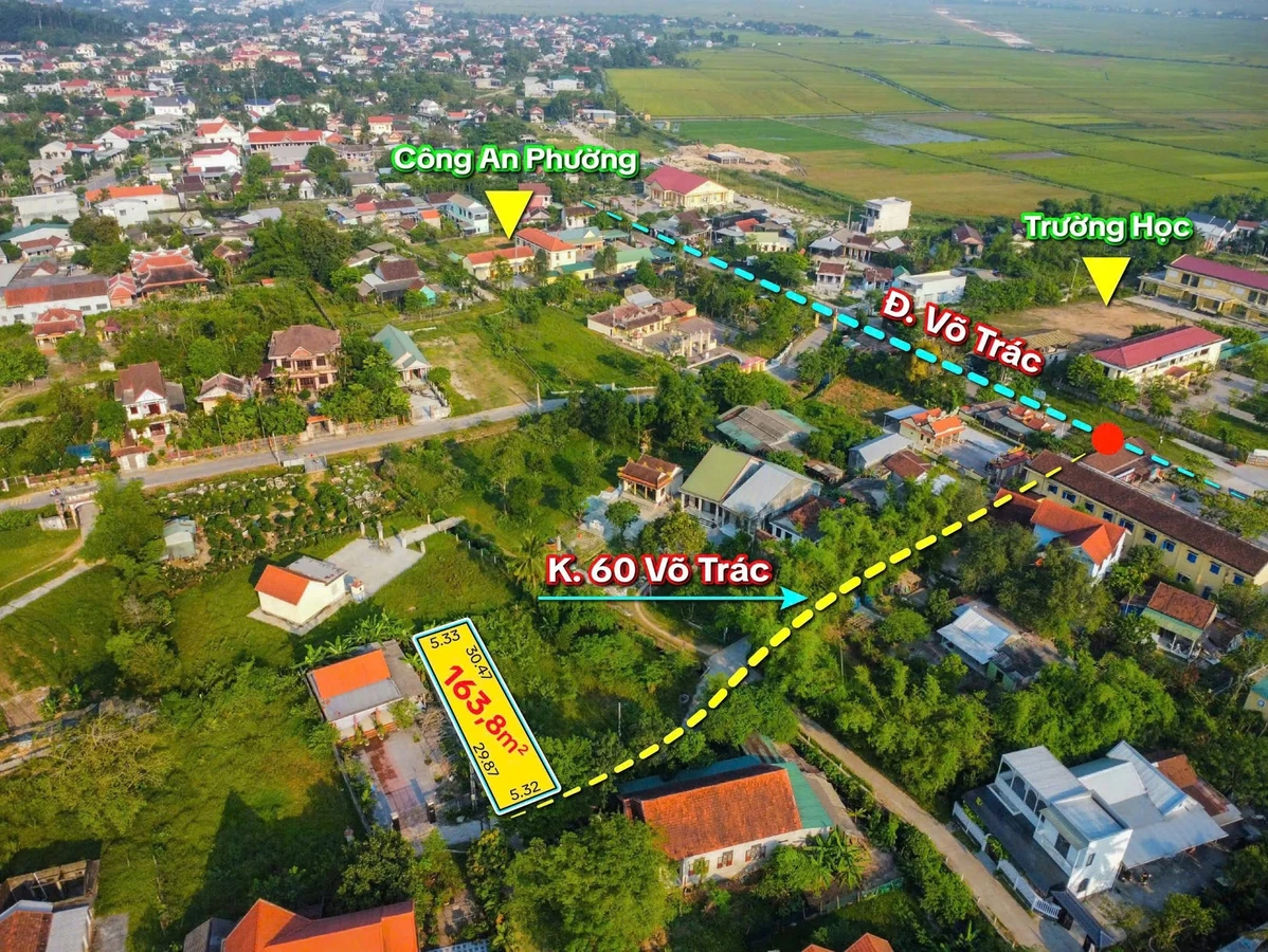 Bán đất kiệt ô tô Võ Trác 163,8m² - 1,15 tỷ - Ảnh thu nhỏ 2