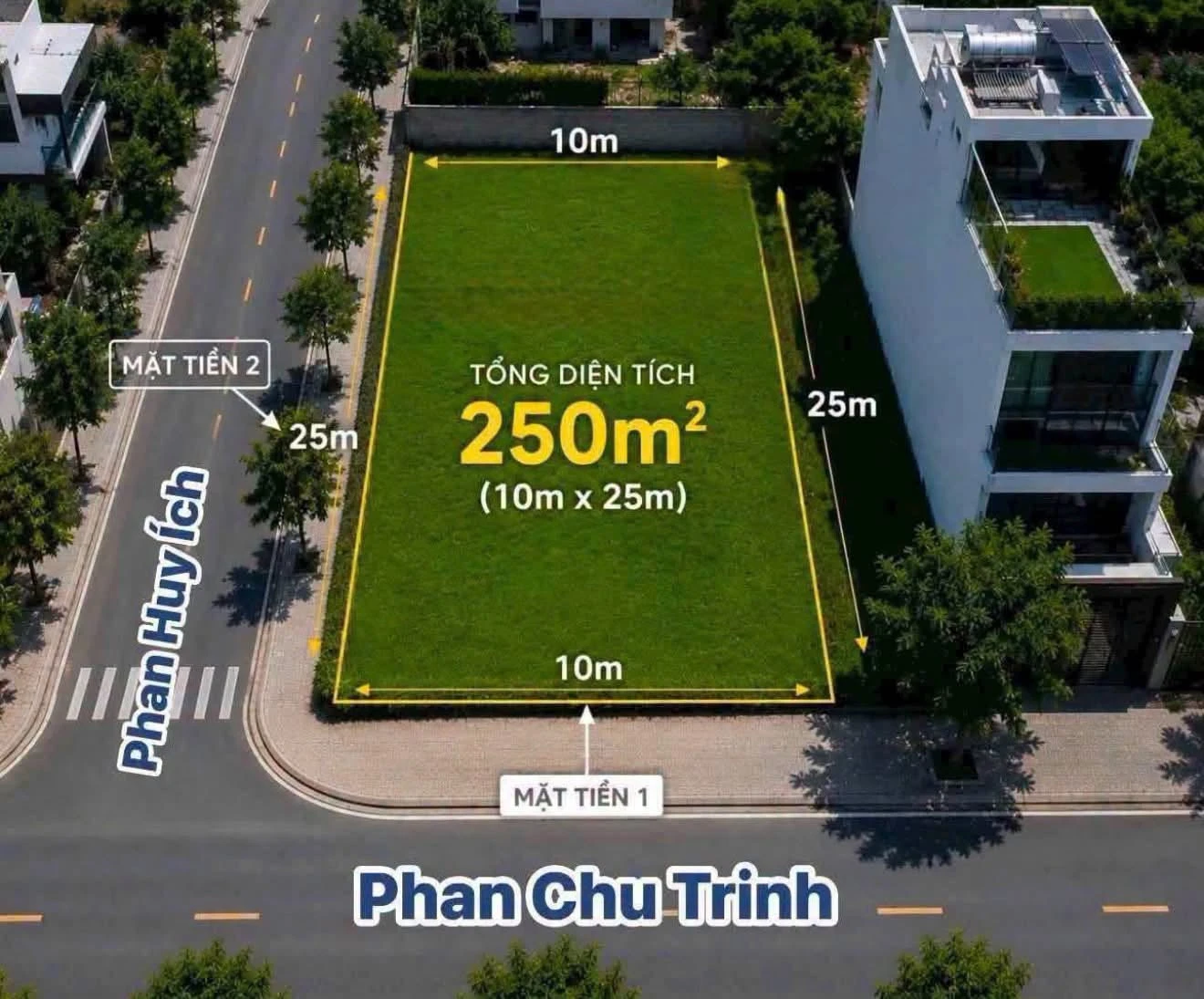 Bán đất góc 2 mặt tiền Phan Chu Trinh, 251m2, Vũng Tàu - Ảnh 1