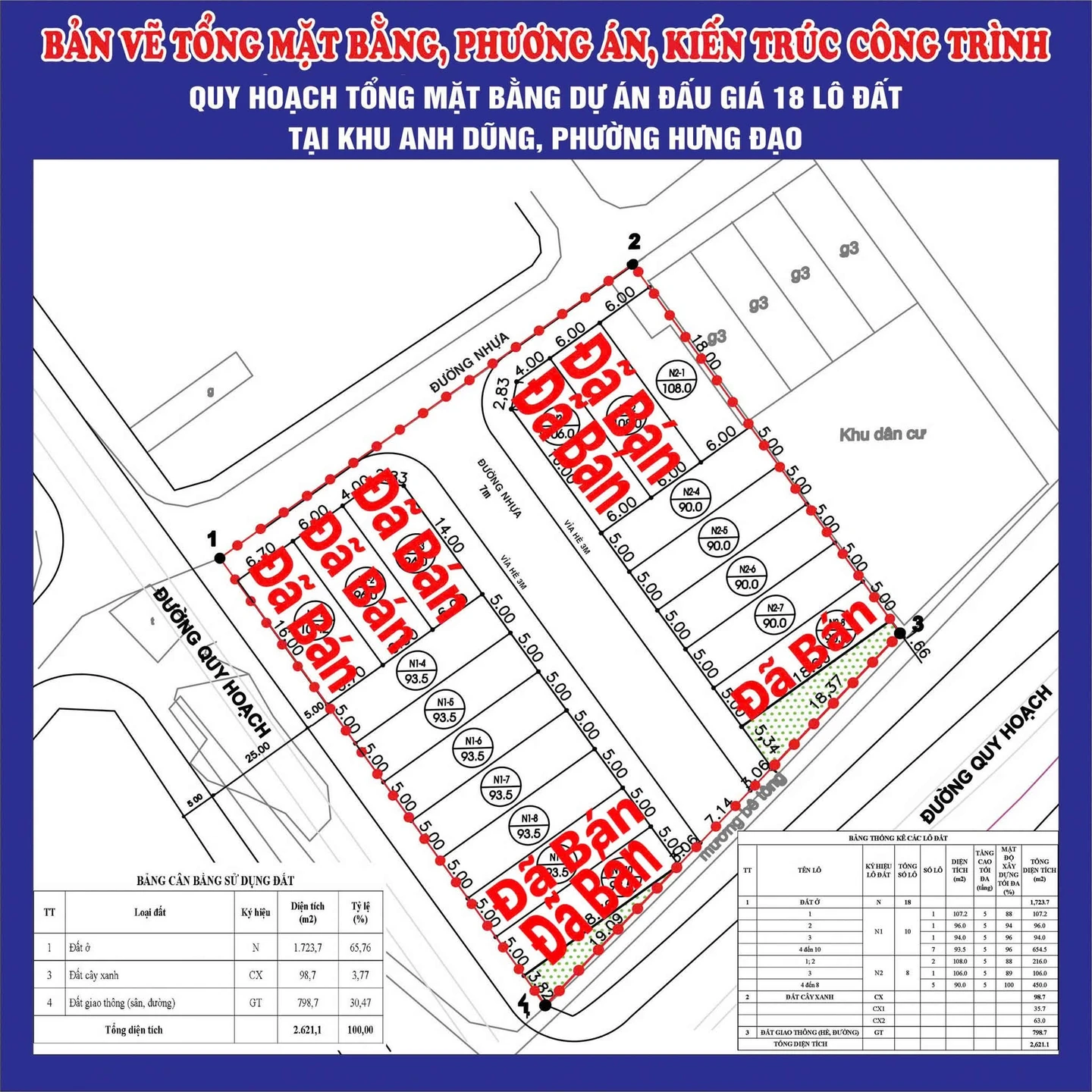 Bán đất nền Hưng Đạo Hải Phòng 90-108m2, 3 tỷ - Ảnh 1