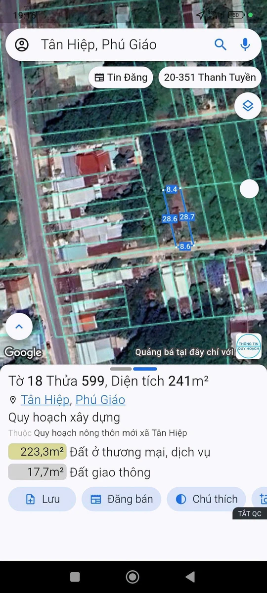 Bán đất Phước Thành, Bình Chánh 241m² - 890 triệu - Ảnh thu nhỏ 3