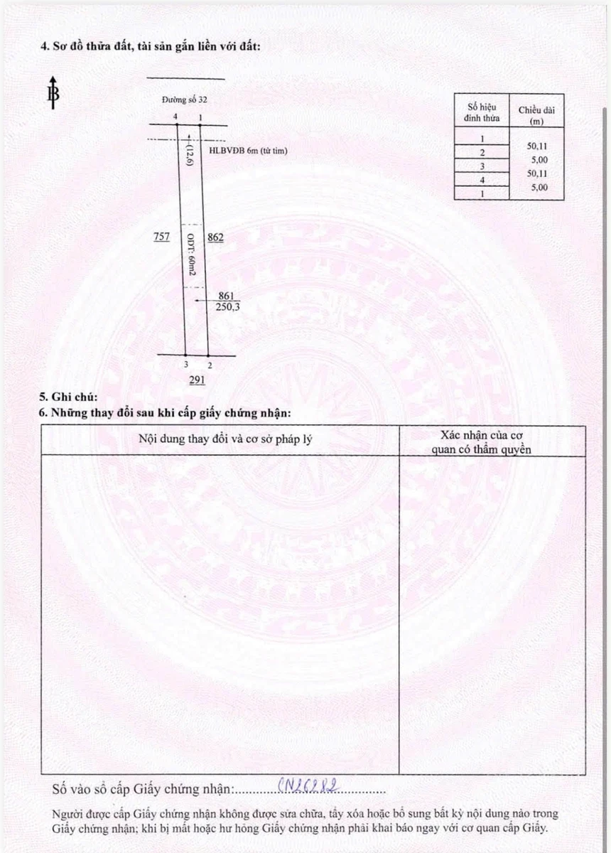Bán đất xây trọ 500m² mặt tiền đường 32 Minh Thành - Ảnh thu nhỏ 5