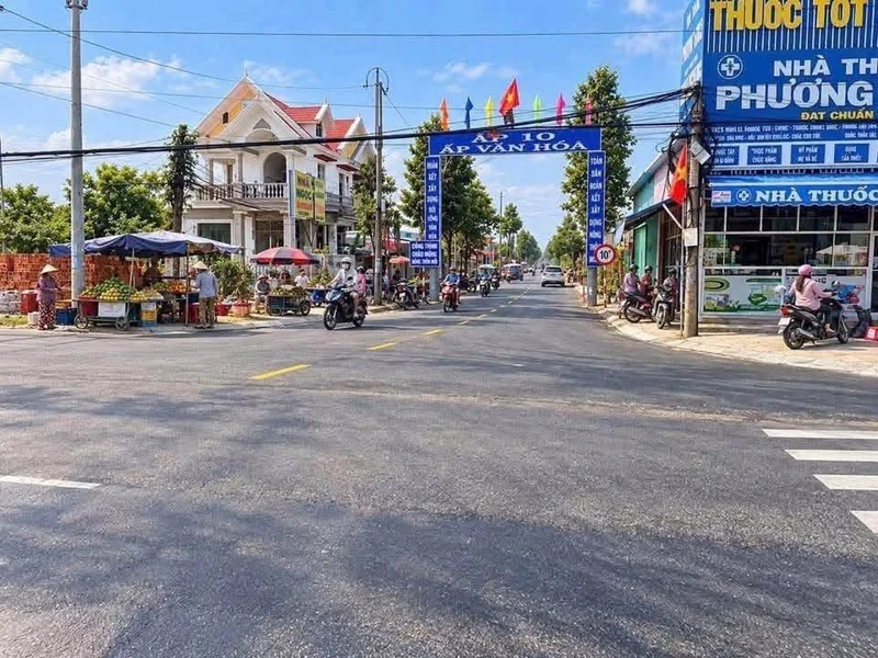 Bán đất 530m² mặt tiền 10m Xã Lương Hòa, Bến Lức, Long An