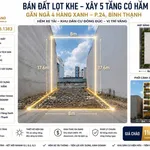 Bán đất 200m² xây CHDV Bùi Đình Túy P.24 Bình Thạnh 23.3 tỷ - Ảnh thu nhỏ 1