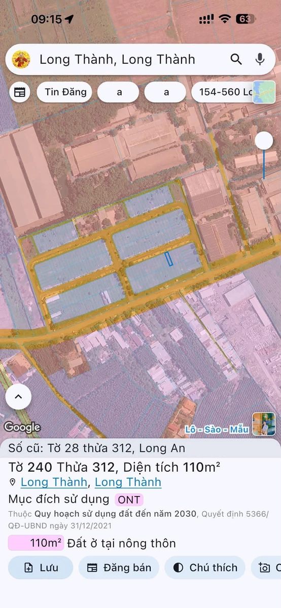 Bán đất nền Long An 120m² sát sân bay Long Thành - Ảnh 1