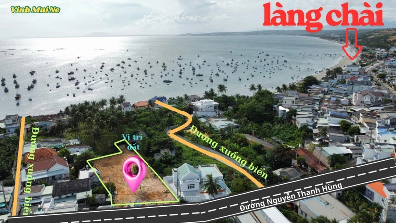 Bán đất đẹp ven biển Mũi Né, sát bên Làng Chài Mũi Né, giá ngộp chỉ 10tr/m2