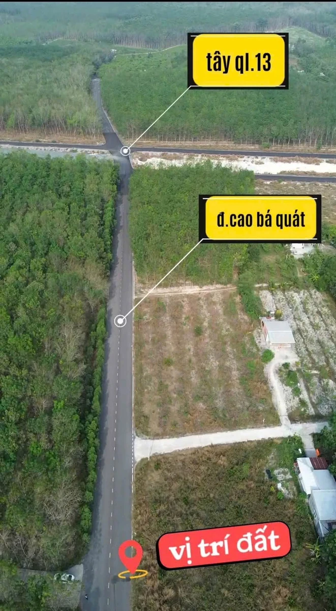 Bán 2 lô đất mặt tiền Cao Bá Quát, 185 m², 760 triệu/lô, Đồng Nai - Ảnh 1
