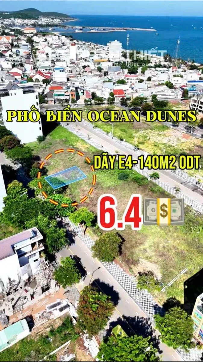 Bán nền đất 140m² Ocean Dunes Phan Thiết 6,4 tỷ - Ảnh 1