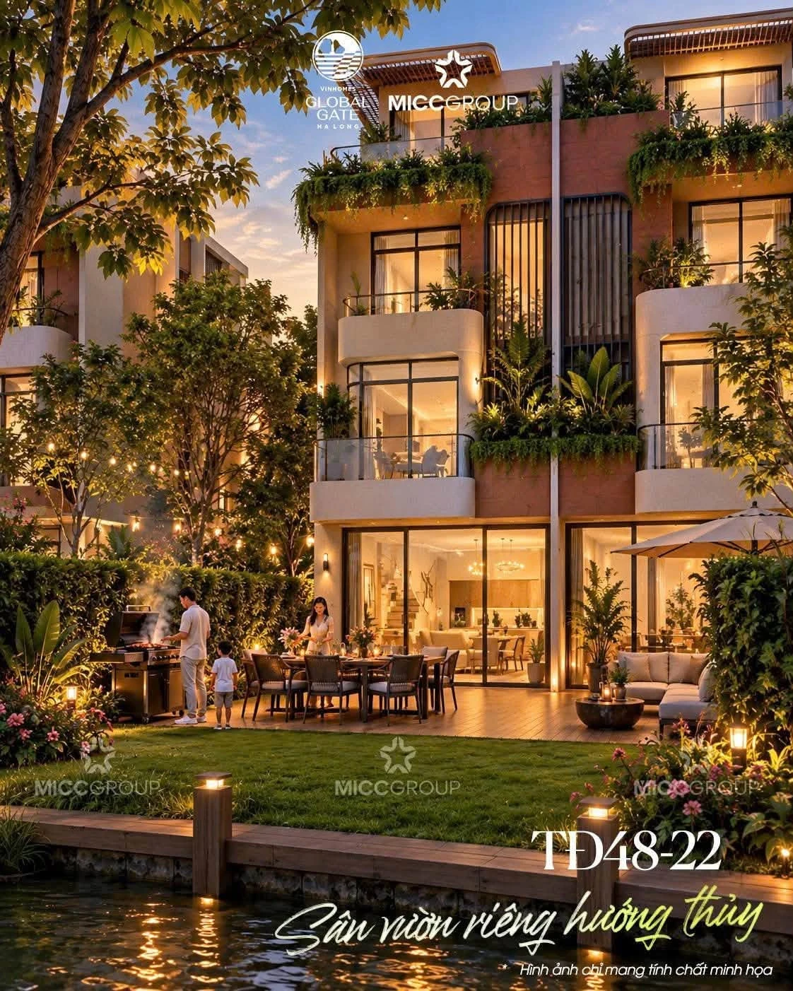 Bán biệt thự song lập 162m² sân vườn view thủy Hạ Long - Ảnh 1