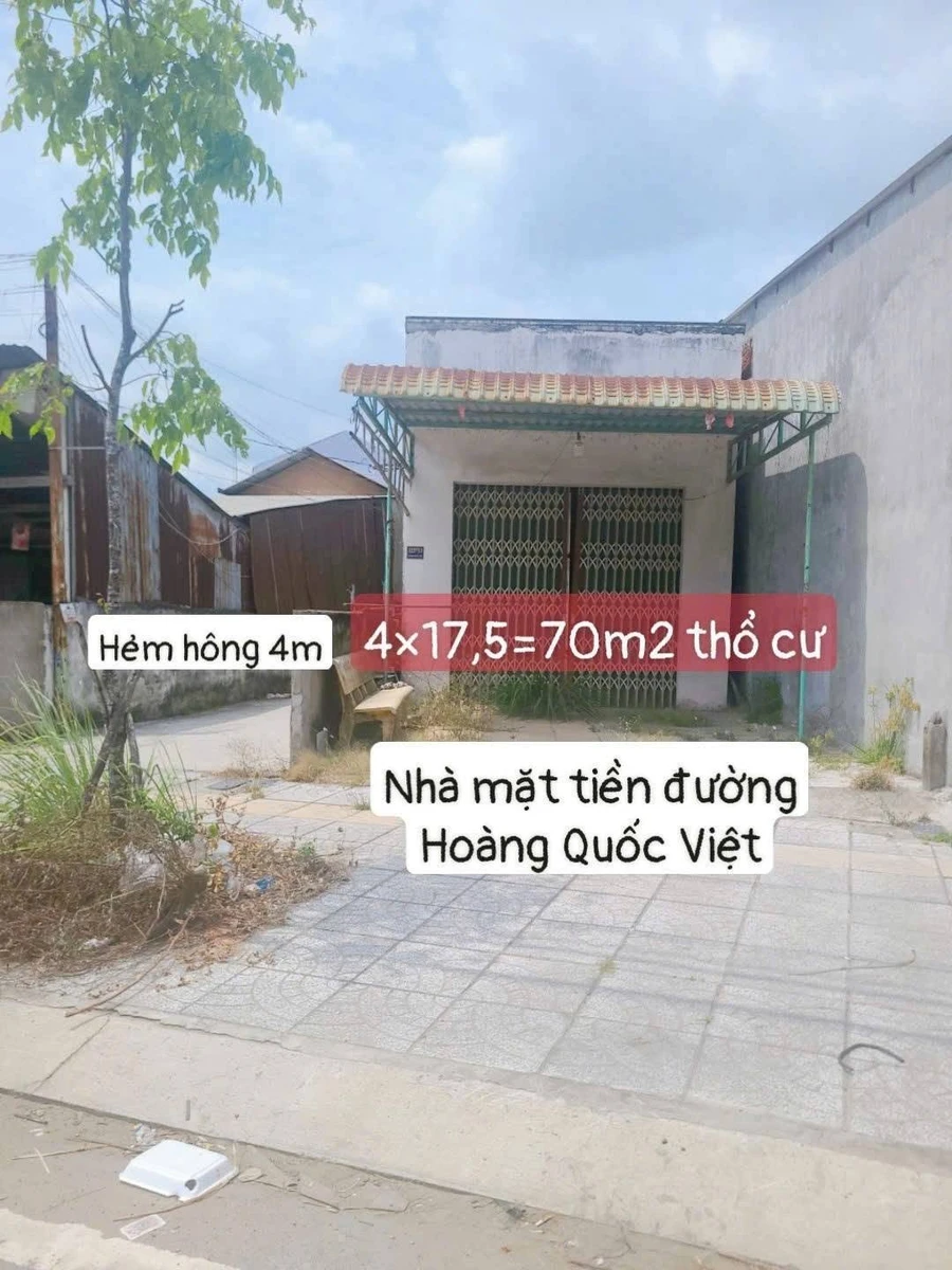 Bán nhà cấp bốn 70m2 mặt tiền Hoàng Quốc Việt, Cần Thơ 5.5 tỷ - Ảnh thu nhỏ 4