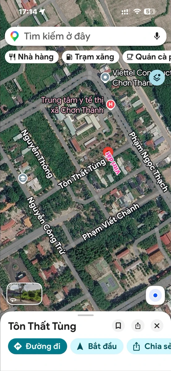 Bán đất nền 9x22 Tôn Thất Tùng, Chơn Thành Bình Phước 1 tỷ 3 - Ảnh 1