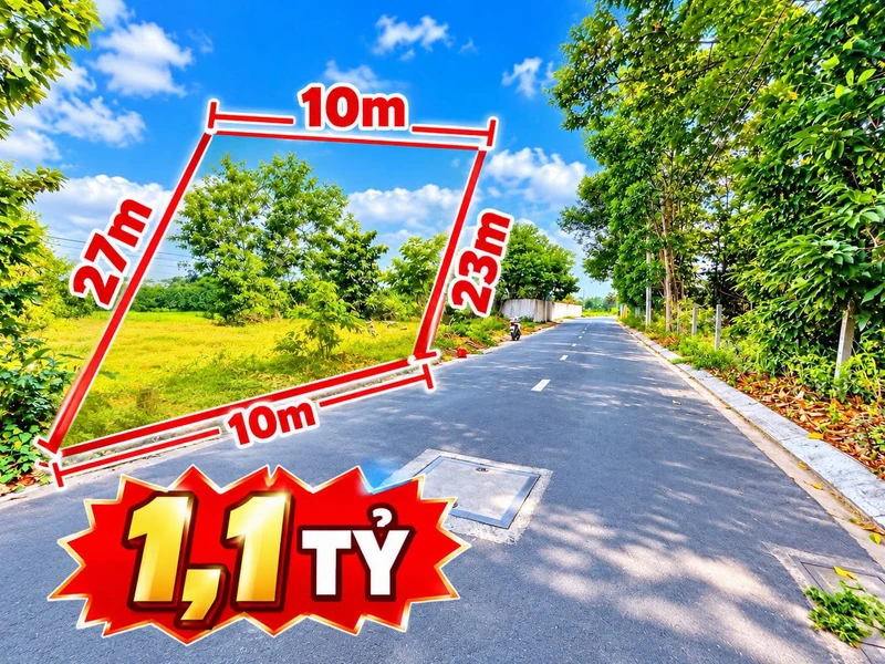Bán đất mặt tiền Tuyến Nhựa 4, Trà Vinh, 230m²