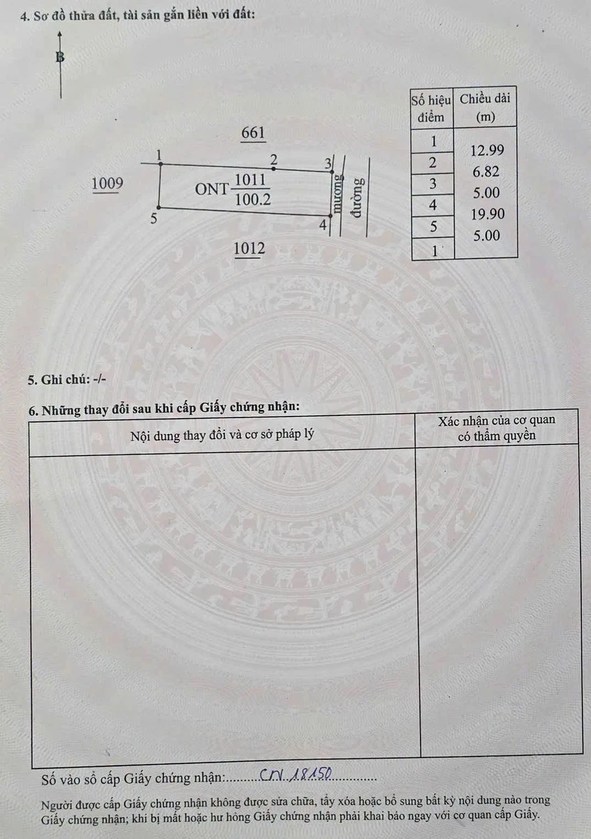 Bán đất 840m2 thôn 1 Hàm Đức 450 triệu - Ảnh thu nhỏ 3