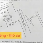 Bán nền góc 40 m2 thổ cư 2 mặt tiền, An Bình, Cần Thơ - Ảnh thu nhỏ 3