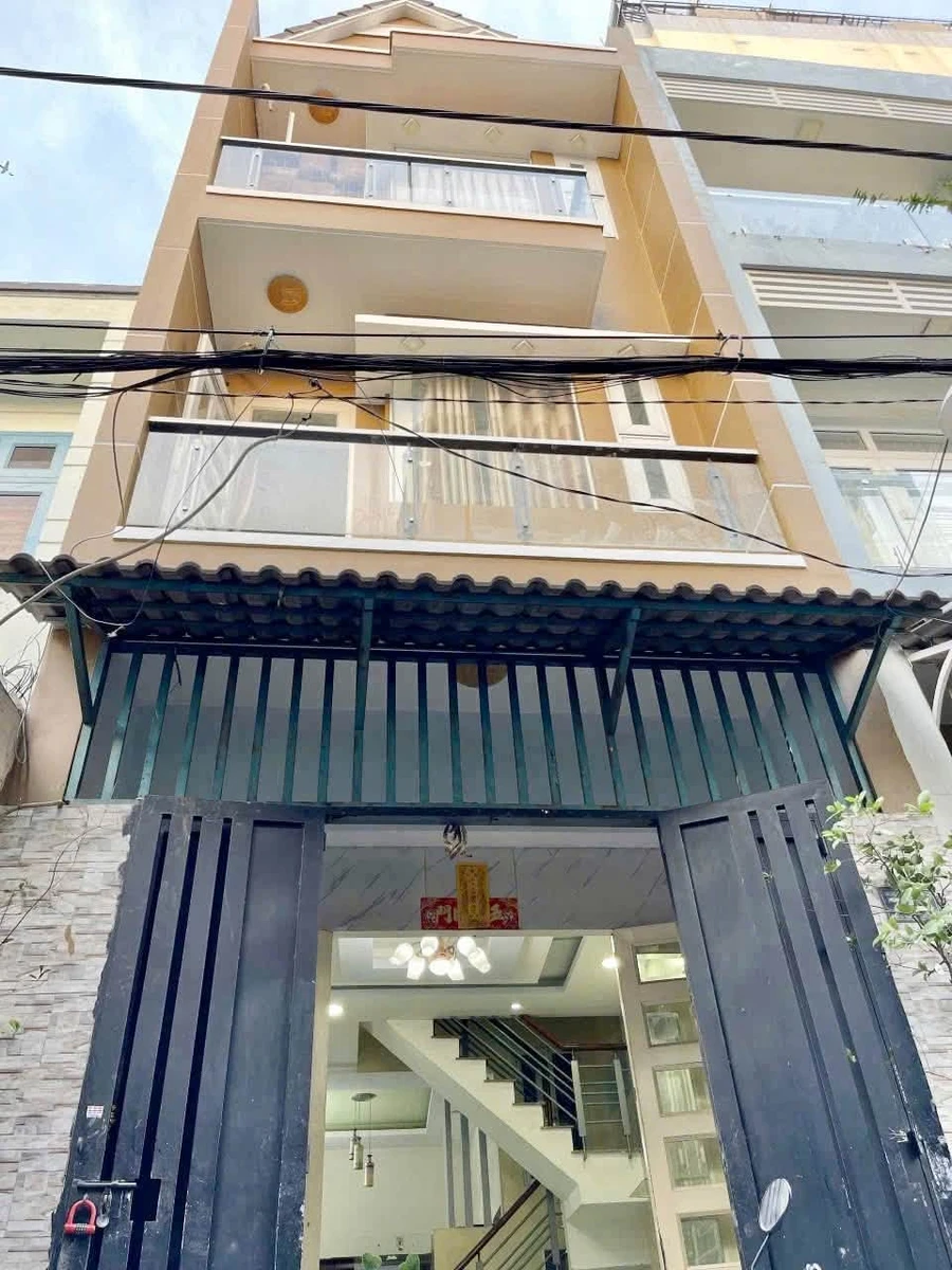 Bán nhà hẻm 5m Miếu Gò Xoài, 40,4m², 3 tầng 4PN, Bình Hưng Hòa A, Bình Tân, giá 4,88 tỷ - Ảnh 1