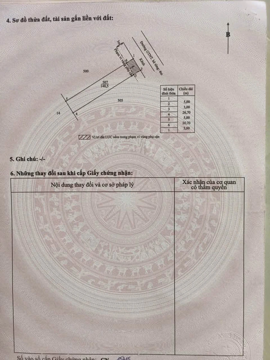 Bán đất thổ cư 5x29m (145m²) An Lục, Châu Thành, Long An - Ảnh thu nhỏ 2
