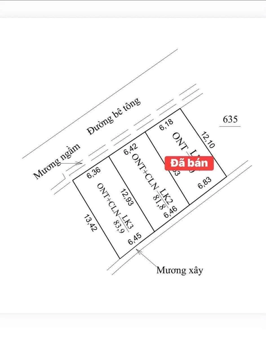 Bán đất Nam Sách Hải Dương 83,9m2 mặt tiền 6m36 1 tỷ - Ảnh thu nhỏ 3