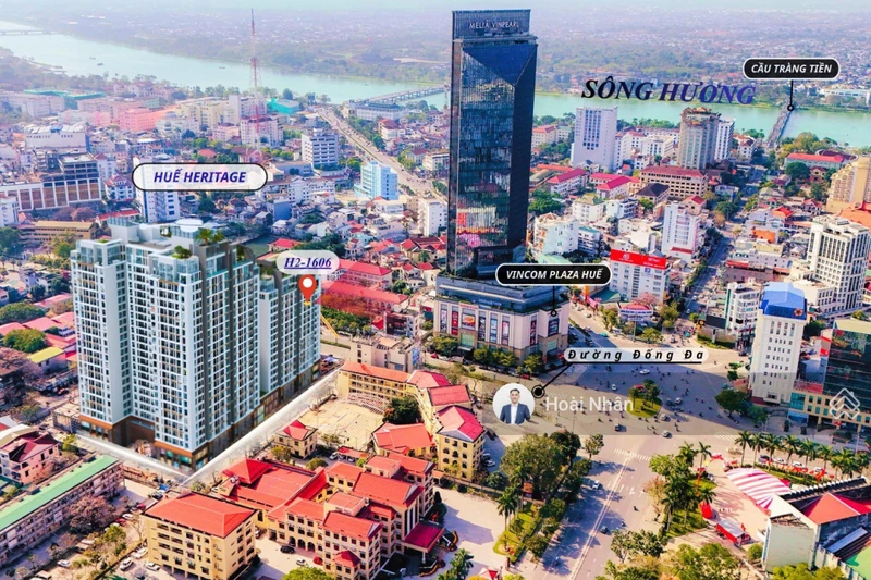 Ra mắt 2PN H2 - 1602 view trực diện ngã 6 thành phố, Sông Hương - vị trí đẹp Hue Heritage