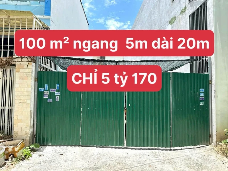 Bán lô đất 100m² gần biển Nha Trang giá 5 tỷ 170
