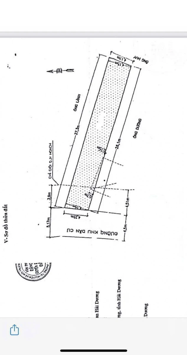 Bán đất mặt phố Phạm Cự Lượng, Hải Dương, 110,8m2 - Ảnh thu nhỏ 2