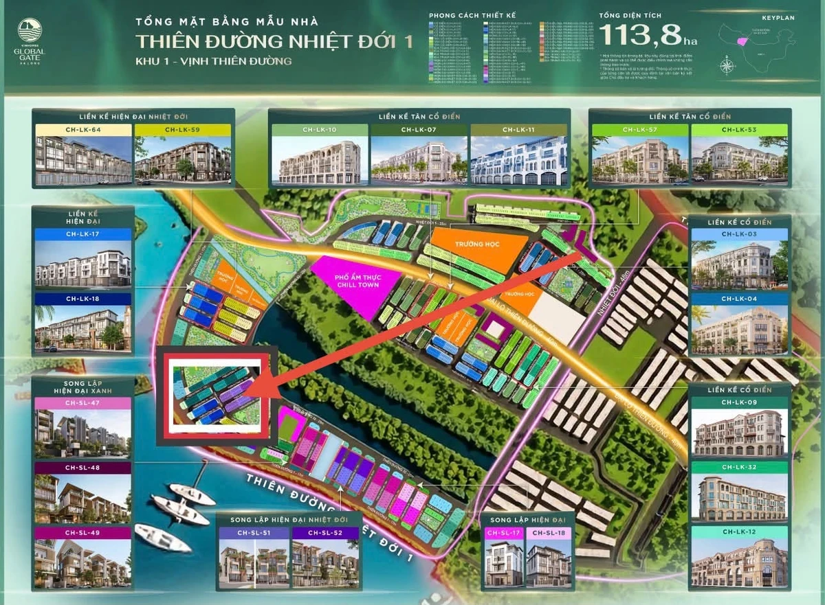 Biệt thự Hạ Long Xanh 223m2 giá 7.434 tỷ, ưu đãi 30% - Ảnh 1