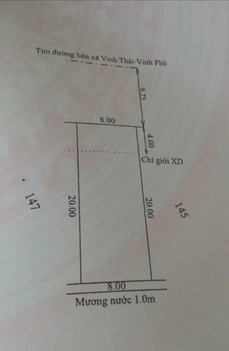 Bán lô đất khu quy hoạch Vinh Phú 160m² sổ riêng - Ảnh 1