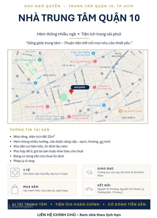 Chính chủ - Bán nhà riêng trung tâm Quận 10 - Dòng tiền có sẵn - Ảnh thu nhỏ 4