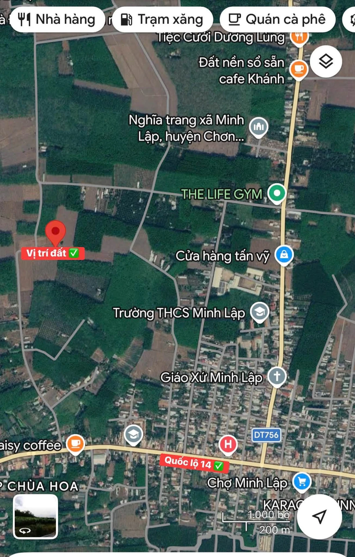 Bán đất 100m2 đường Số 14 Minh Lập, Bình Chánh, giá 380 triệu - Ảnh 1