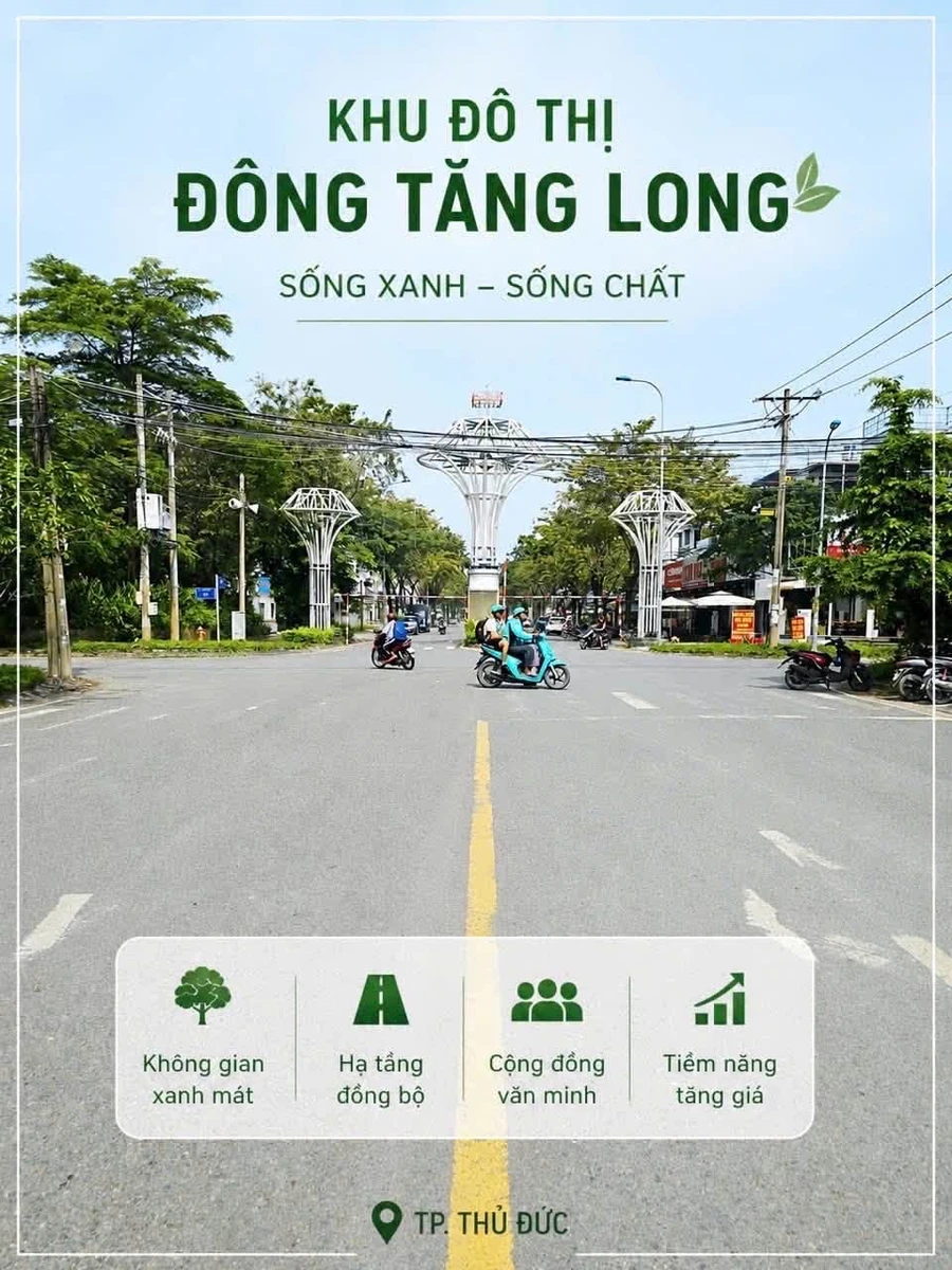 Bán nền đất 110m2 (5x22) KĐT Đông Tăng Long Quận 9, giá 4,6 tỷ - Ảnh thu nhỏ 4