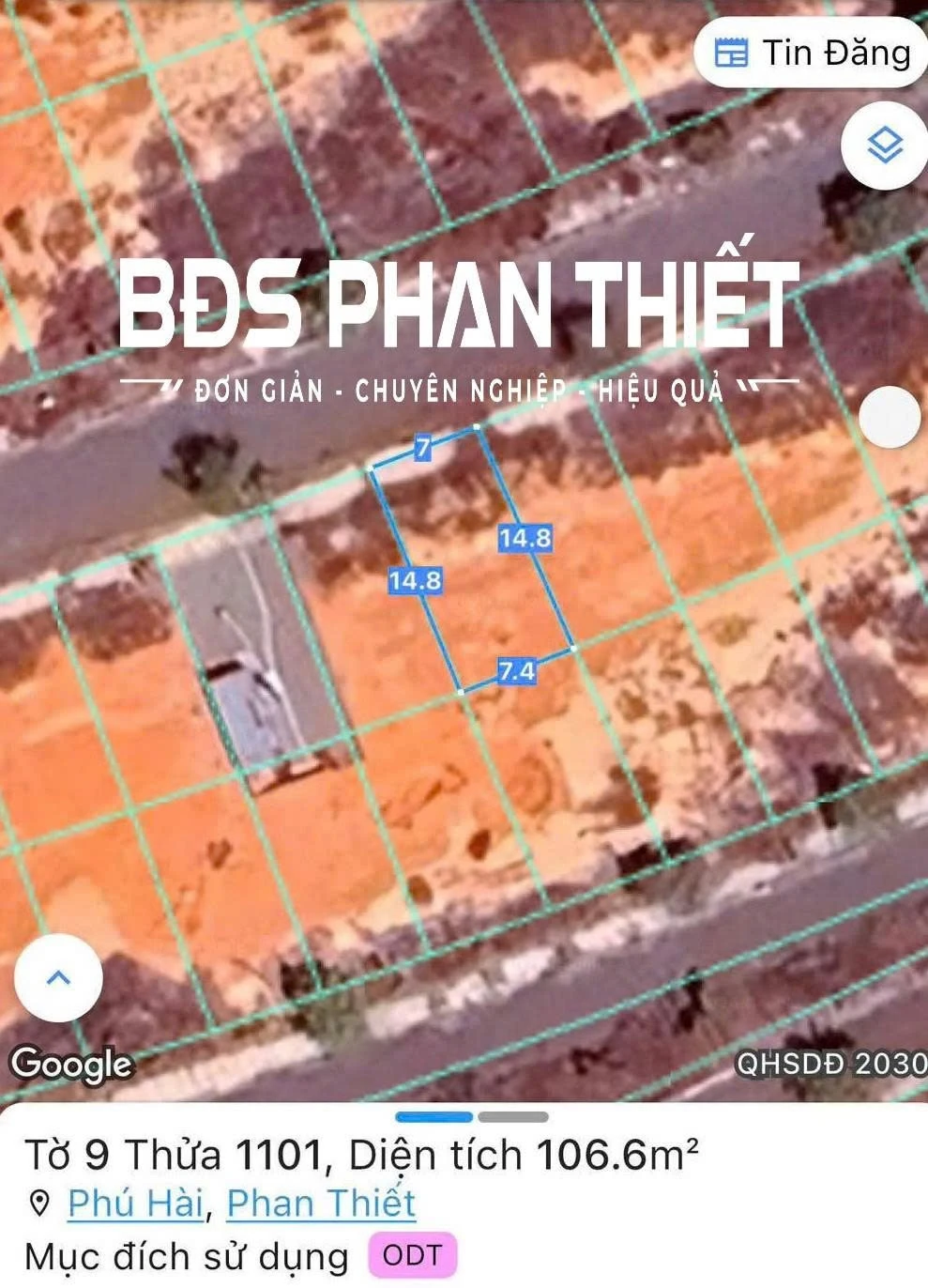 Bán nền đất 106,6 m² tại Queen Pearl Phần Thiết - Ảnh 1