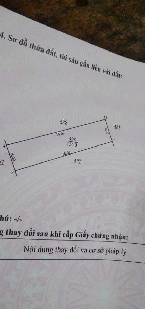 Bán đất nền 156m² Xã Thới Lai, Bến Tre - Ảnh 1