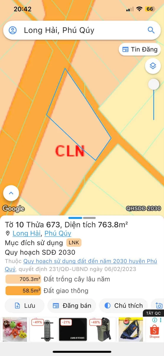 Bán đất 3 mặt tiền đường Tôn Đức Thắng, 763,8m2, đặc khu Phú Quý, cách biển 800m - Ảnh thu nhỏ 5