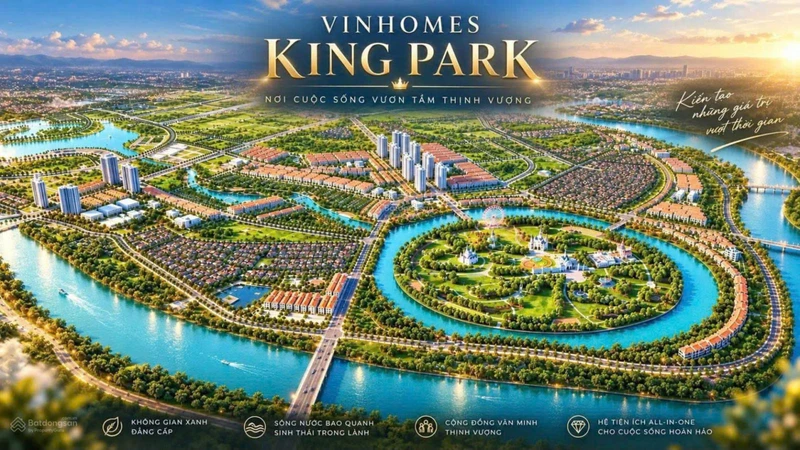 BT liền kề Vinhomes King Park - Đại đô thị All in One đầu tiên tại Bắc Ninh - Biểu tượng sống mới