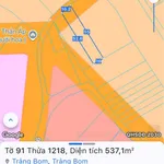 Bán lô đất 540m2 có sổ hồng thổ cư Trảng Bom - Ảnh thu nhỏ 1