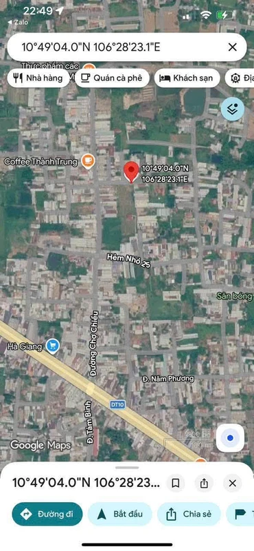 Bán đất 48m² Xã Đức Hoà Tây Ninh 650 triệu
