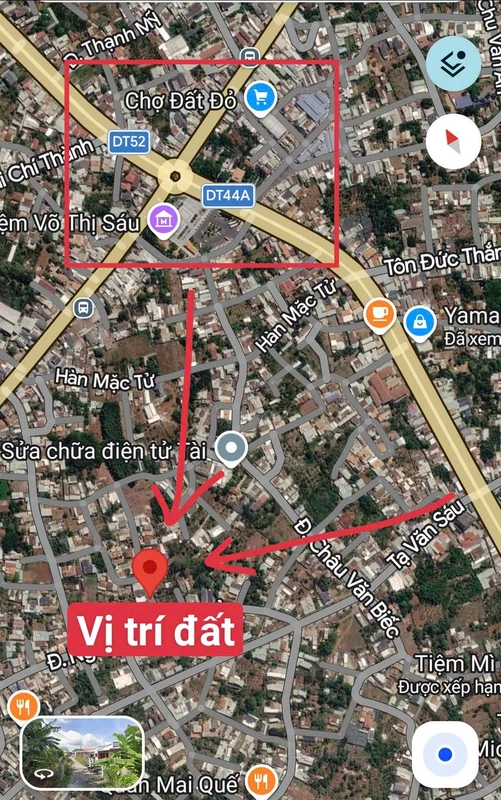 Bán đất 390m2 trung tâm thị trấn Đất Đỏ 1 tỷ 350 triệu