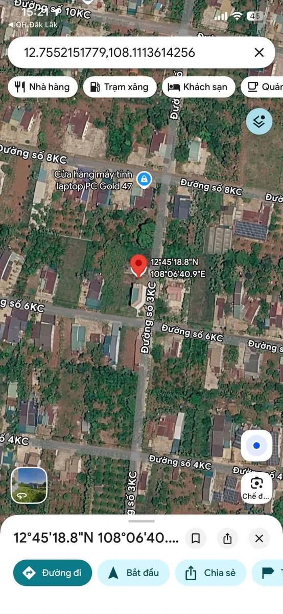Bán đất mặt tiền đường số 3KC, 5x25m, giá 730 triệu, Phường Tân An - Ảnh 1