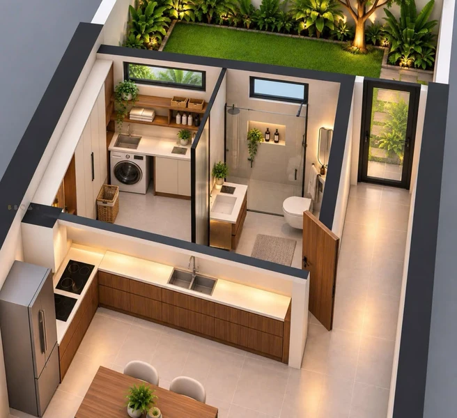 Nhà vườn 2PN bán 700 triệu, 275 m2 gần KCN Minh Hưng