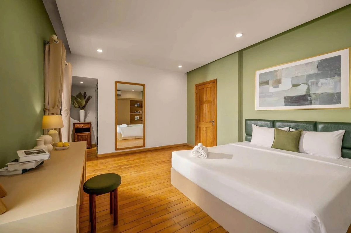 Cho thuê villa 2 tầng sân vườn 400m2 Ngũ Hành Sơn - Ảnh thu nhỏ 5
