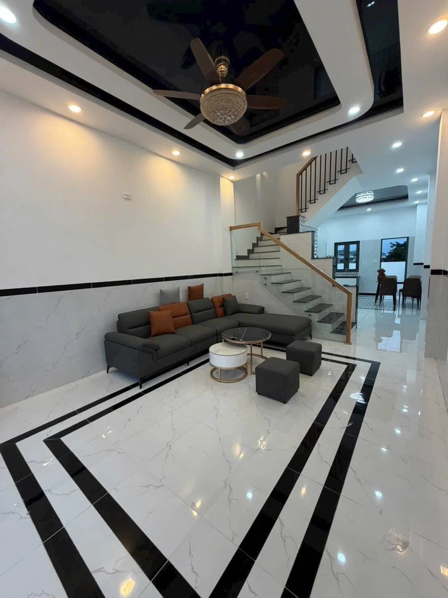 Bán nhà 74m2 3PN 3WC sổ hồng, khu tái định cư sau Viện Sốt Rét, Quy Nhơn Bắc - Ảnh thu nhỏ 4