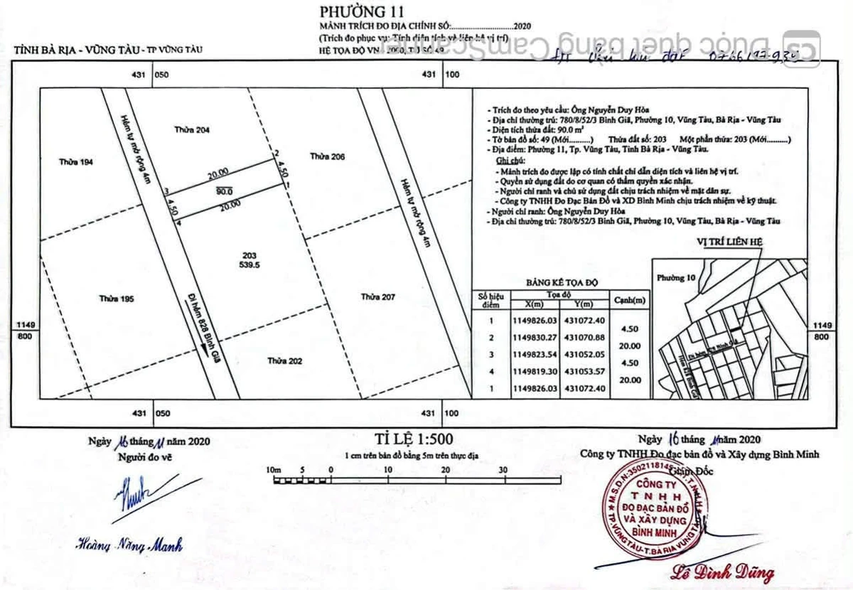 Bán đất hẻm 90m² Bình Giã, P.11, Vũng Tàu 589 triệu - Ảnh thu nhỏ 4