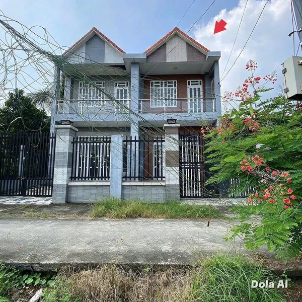 Bán nhà 1 trệt 1 lầu 162m2, 4 phòng ở xã Phú Hưng