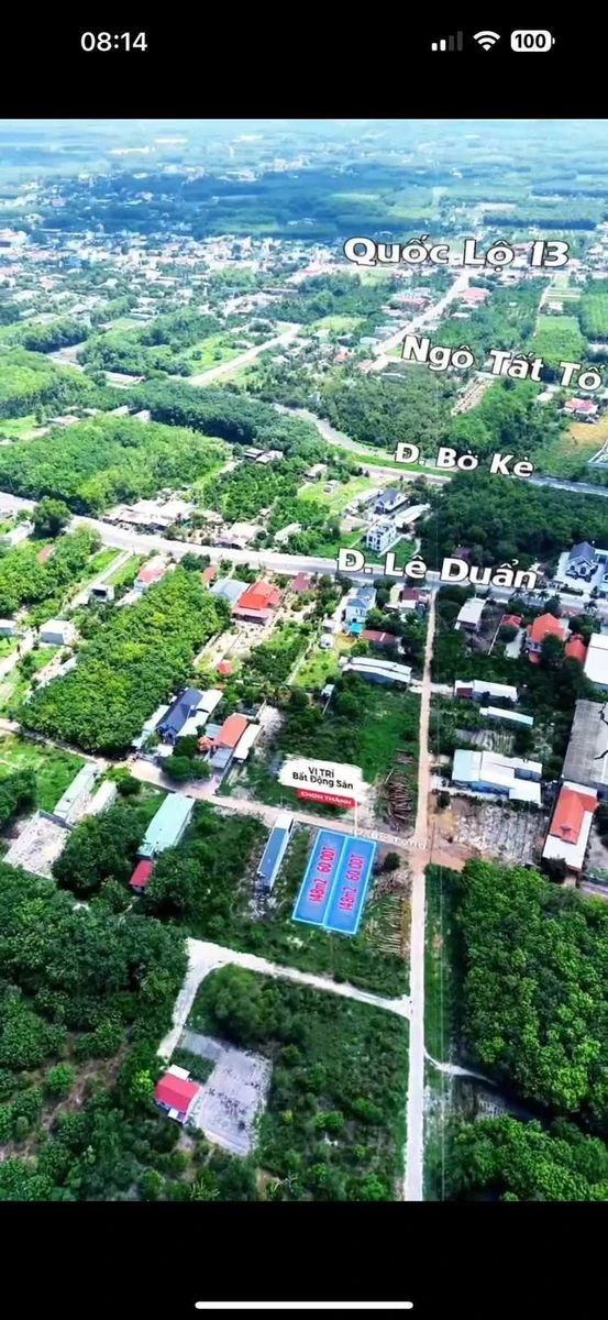 Bán 2 lô đất liền kề Lê Duẩn 145m2 Chơn Thành - Ảnh 1
