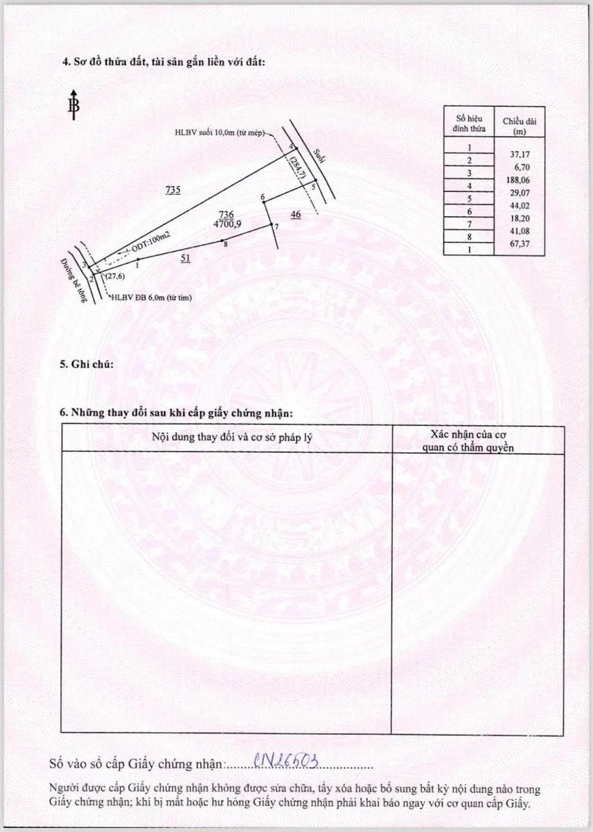 Bán đất 4.700m2 view suối làm nhà vườn tại Bình Dương - Ảnh thu nhỏ 5