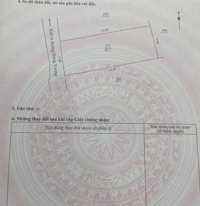 Bán đất kiệt Hùng Vương 66m2 giá 3,15 tỷ - Ảnh thu nhỏ 2
