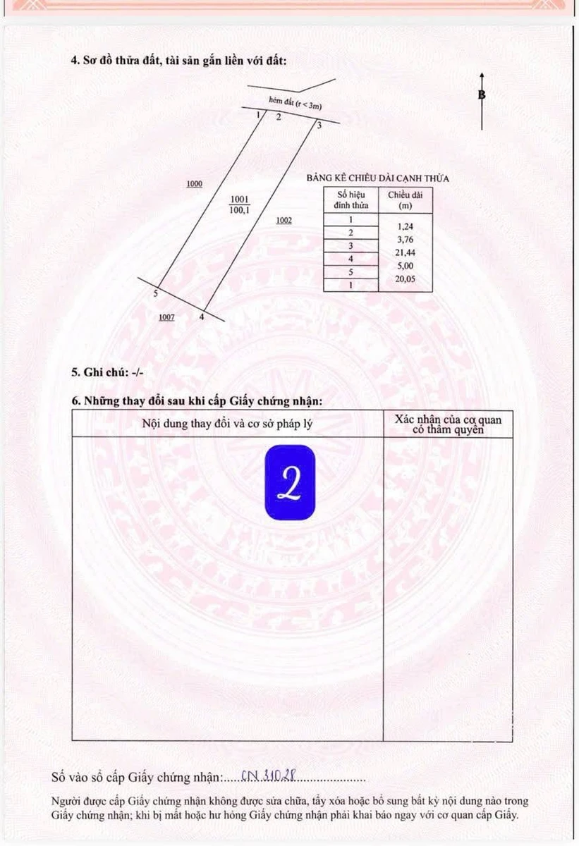 Bán lô đất khu dân cư 100-126m² Đất Đỏ, Hóc Môn - Ảnh thu nhỏ 3