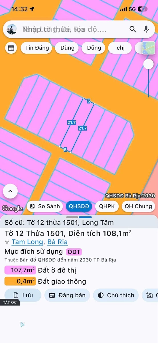 Bán đất TDC Bắc Hương 108,5m² Hóc Môn 2,6 tỷ - Ảnh thu nhỏ 4