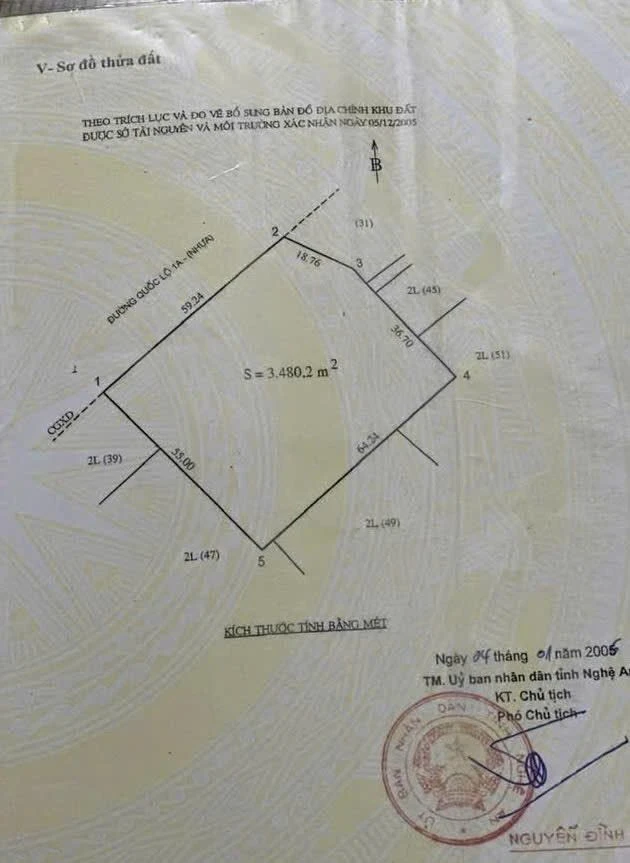 Bán đất nông nghiệp Quỳnh Lưu Nghệ An 3500m² 29 tỷ - Ảnh 1