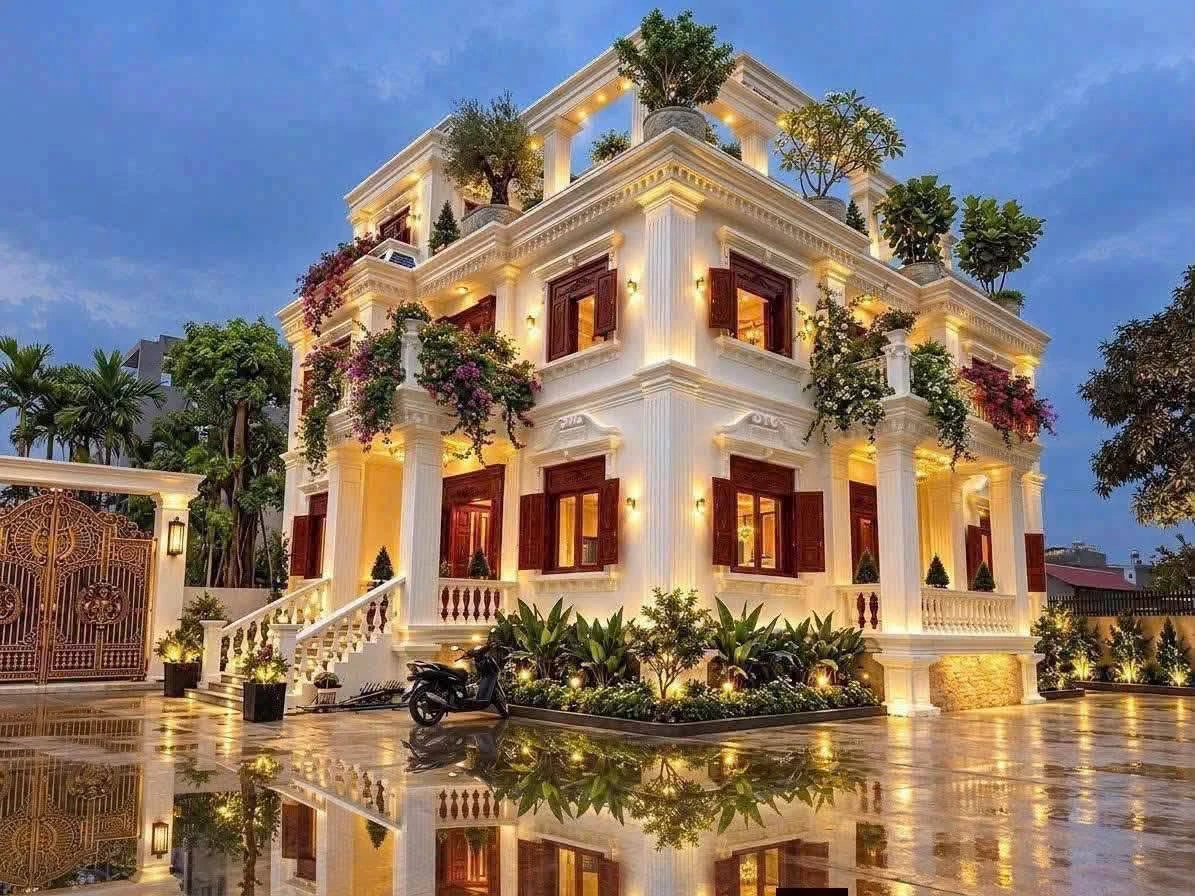 Bán biệt thự 3 tầng gần 800m2, 6PN 7WC, sân vườn hồ cá tại Thạnh Lộc, Quận 12 - Ảnh thu nhỏ 2