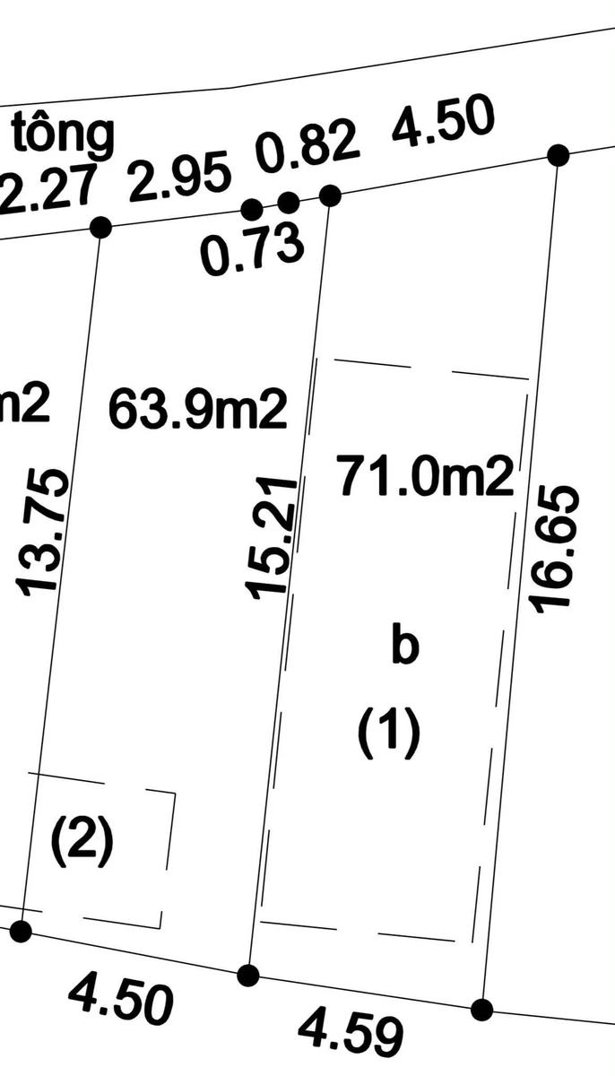 Bán đất 63,9m² Thanh Liễu, Tân Hưng, Quận 7 giá 1,4 tỷ - Ảnh 1